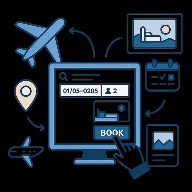  Travel Agency Booking Widget