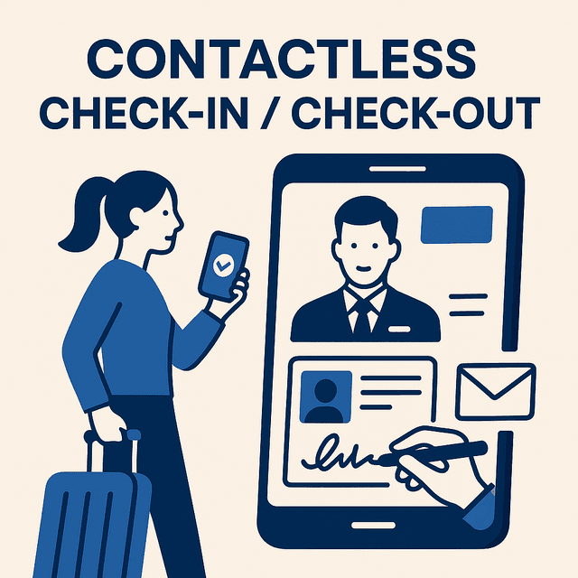 Contactless check in/ check out