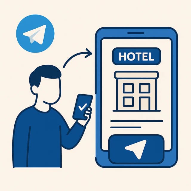 Booking via Telegram API for Hotels