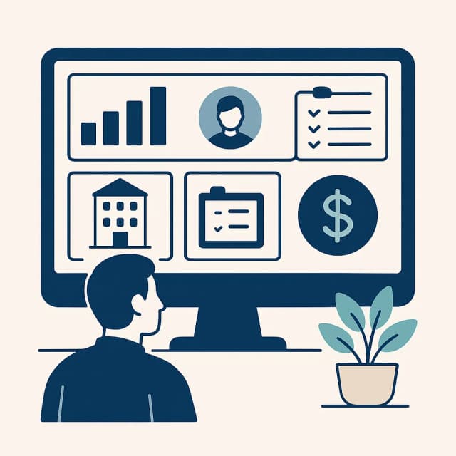 Centralized property management dashboard