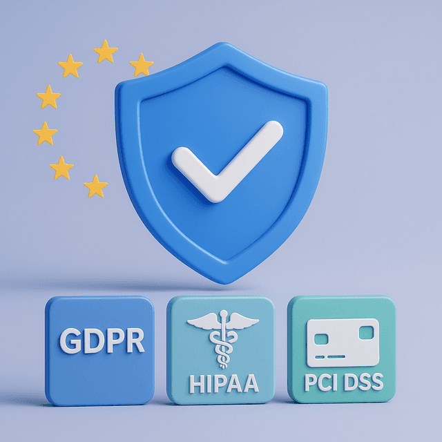 GDPR, HIPAA & PCI-DSS Ready