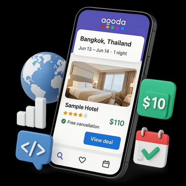 Easy Access to the Agoda Hotel API