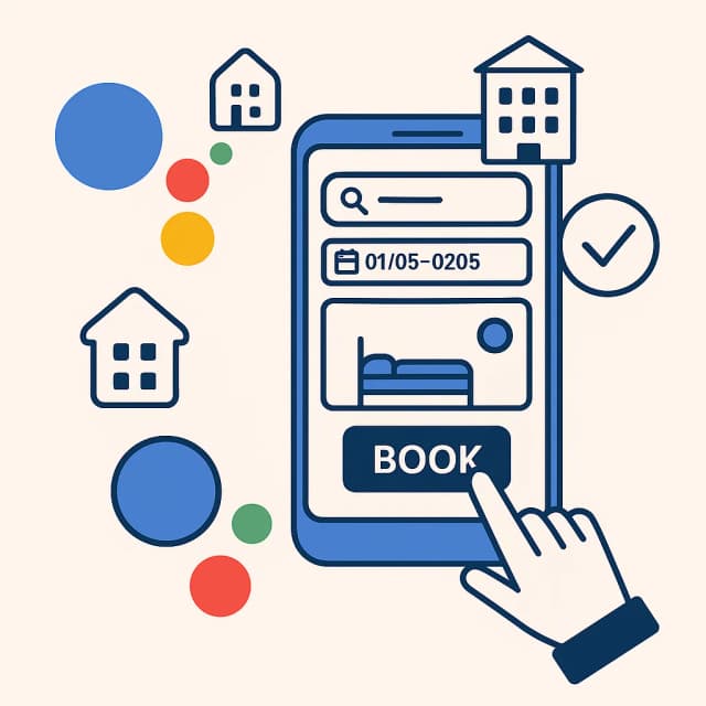Google Assistant Hotel Booking App