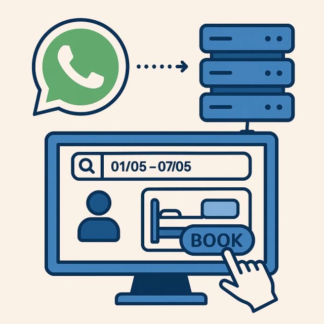 WhatsApp API for Hotel Reservations
