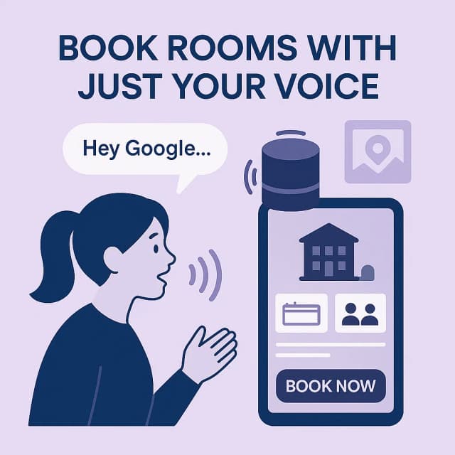 Book Rooms with Just Your Voice
