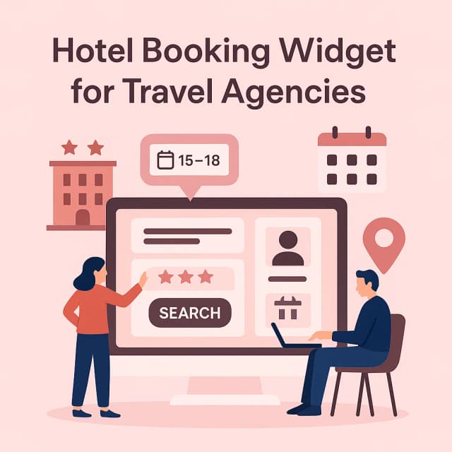Hotel Booking Widget for Travel Agencies