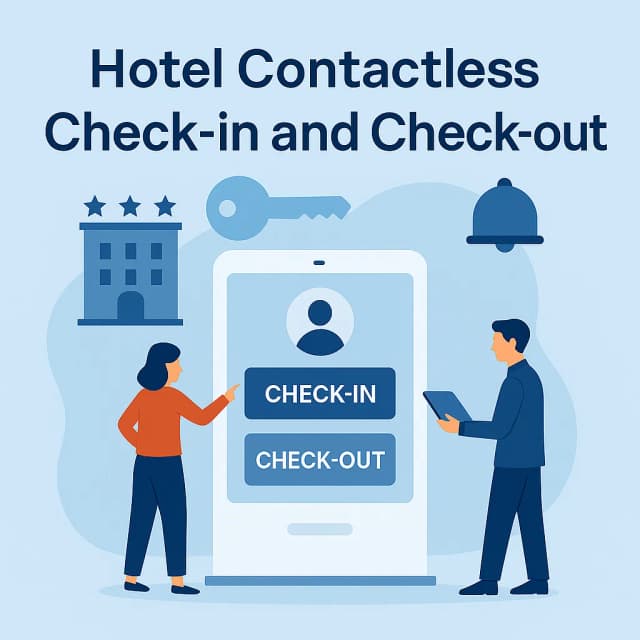 Hotel Contactless Check-in and Check-out