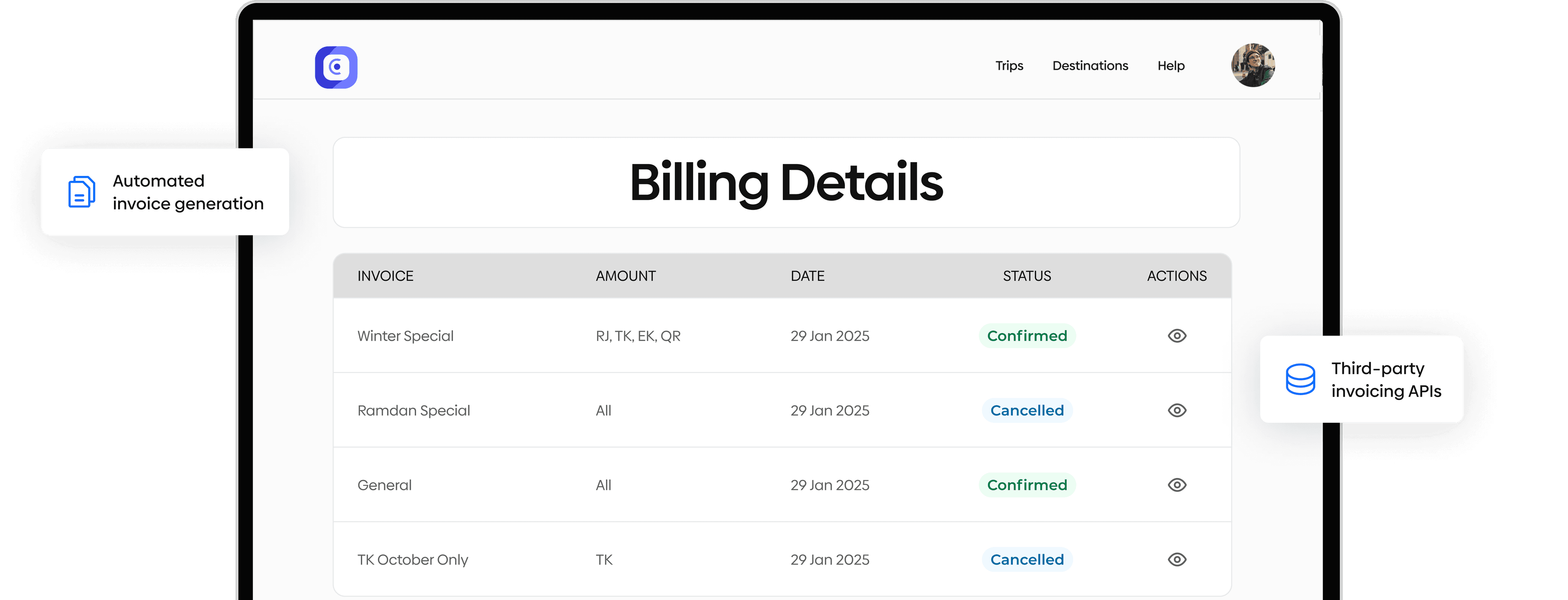Payments and Invoicing