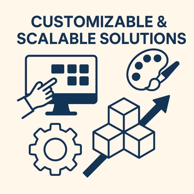 Customizable & Scalable Solutions