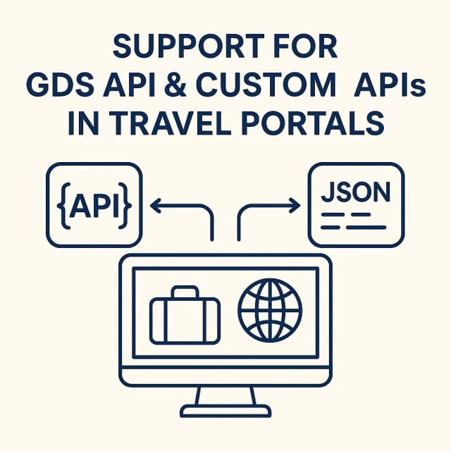 Support for GDS API & Custom APIs in Travel Portals