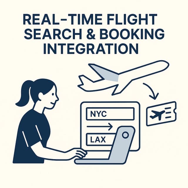 Real-Time Flight Search & Booking Integration