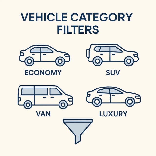Vehicle Category Filters