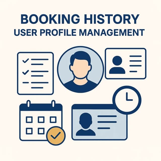 Booking History, User Profile Management