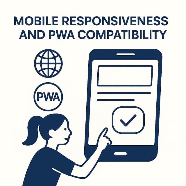 Mobile Responsiveness and PWA Compatibility