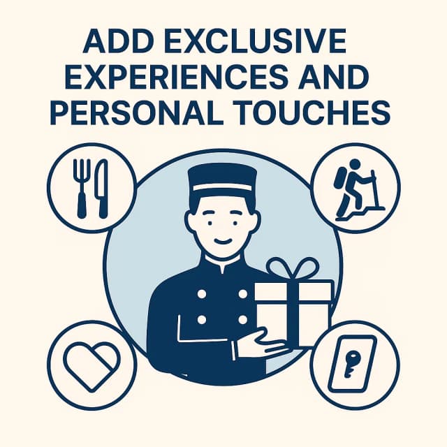 Add Exclusive Experience and Personal Touches