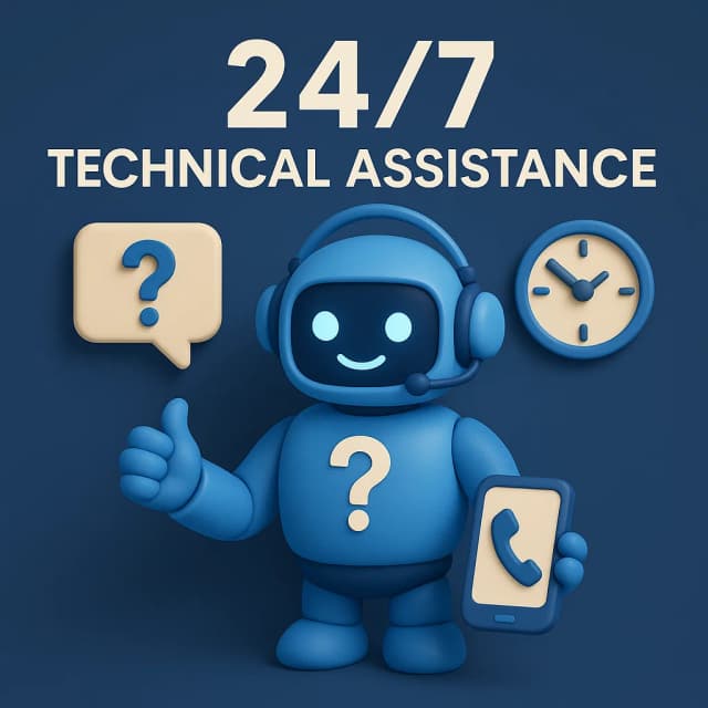 24/7 Technical Assistance