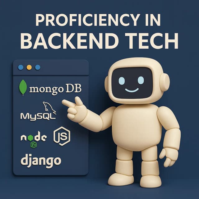 Proficiency in Backend Tech