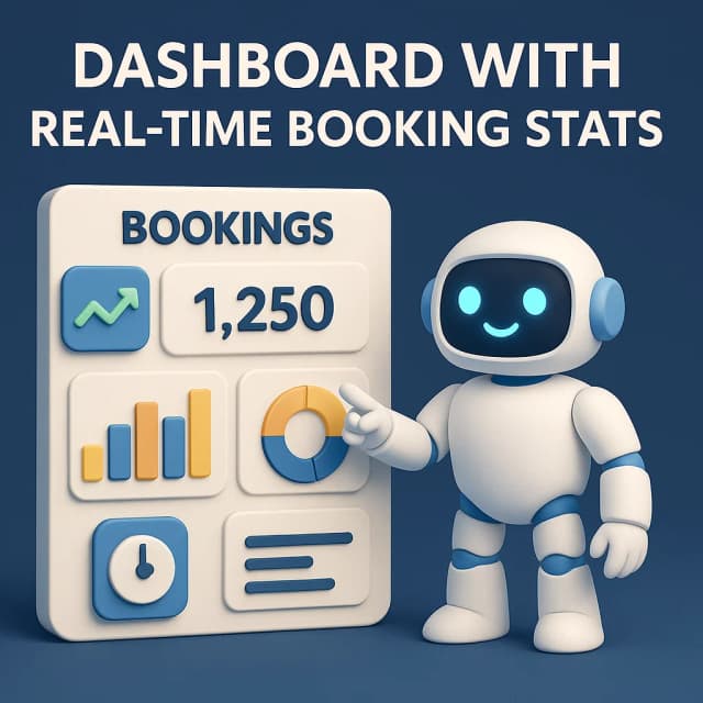 Dashboard with Real-Time Booking Stats